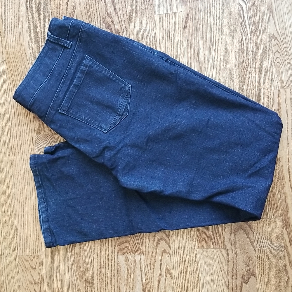 (12) d.jeans Dark Wash Cotton Blend Bootcut Denim Jeans